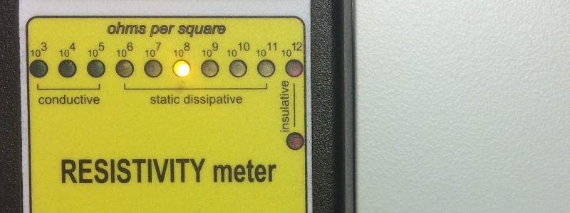 ESA oder ESD Platte - Widerstandsmessung während der Produktion ESA oder ESD Platte - Widerstandsmessung während der Produktion